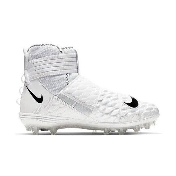 NEW Nike Force Savage Elite 2 White Football Cleats AH3999-100 Men’s Size 7.5 main image 5